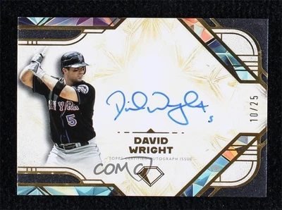 2025 Topps Diamond Icons Diamond Icons Auto /25 David Wright #DIA-DW Auto - Image 1 of 2