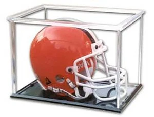PRO-Mold Mini Helmet Display Case UV 5-Year w/ Black Base Free Shipping - Picture 1 of 1