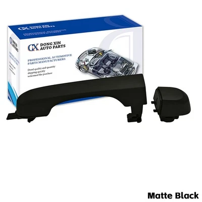 Manija de puerta exterior negra mate sin orificio de llave apta para Jeep Renegade BU 2015-2023 Foto 1 de 4