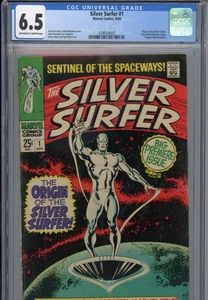 Silver Surfer #1 (1968) Marvel CGC 6.5 OW/White Origin of the Surfer & Watchers - Picture 1 of 3