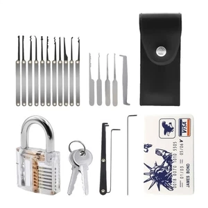 Lock Picking Kit 22 Pcs Lock Picking Set Professional Lock Pick Kit - Picture 1 of 11