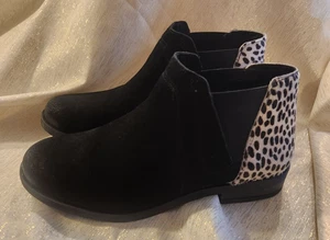 Clarks Demi 2 Beat Stiefeletten Leder schwarz Leopard Größe 9,5 - Bild 1 von 9