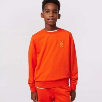 Sudadera Psycho Bunny Niños Cleveland Cuello Redondo Niños Talla 10/12 M TangerineTango Foto 1 de 4