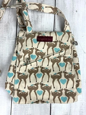 NUEVO Raro Bungalow 360 Cervatillo Ciervo Bandolera Bolso Mensajero Cartera 0143 Foto 1 de 4