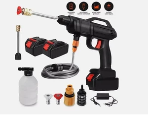 IDROPULITRICE PROFESSIONALE CON PRESSIONE CON DOPPIA BATTERIA 48V + VALIGIA - Foto 1 di 5