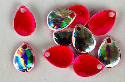 Pkg of 10 each Size 0 Top Line Colorado Series Blade/Holographic w/Pink UV Back - Image 1 of 2