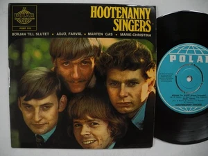 HOOTENANNY SINGERS Början till slutet / Adjö farväl +  EP 45 7" 1967 Sweden EX- - Picture 1 of 2