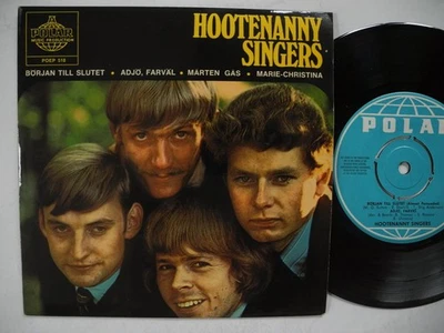 HOOTENANNY SINGERS Början till slutet / Adjö farväl +  EP 45 7" 1967 Sweden EX- - Image 1 of 2