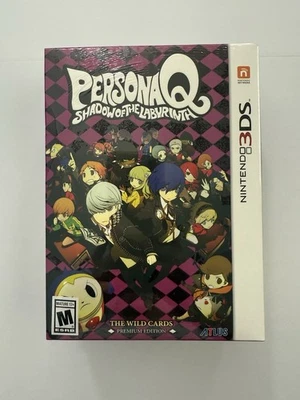Persona Q Shadow Of The Labyrinth Wild Cards Premium Edition Sealed Nintendo 3DS - Image 1 of 4