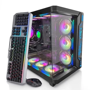 Gaming PC i7 Xeon E5 GTX Titan 12GB, 32GB RAM, 512GB SSD, Liquid ,Wifi BT, Win11 - Picture 1 of 11