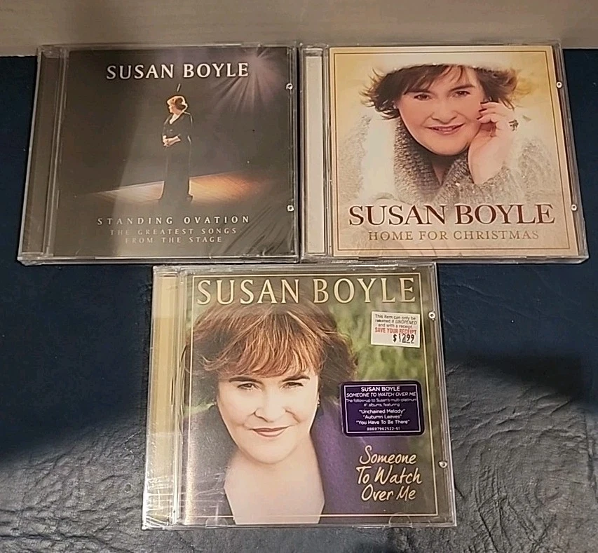 Susan Boyle New Lot Of 3 CD’s Standing Ovation, Watch Over Me & Home 4 Christmas - Imagem 1 de 4