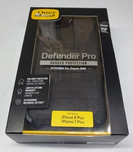 Otterbox Defender With Holster For iPhone 7 Plus & iPhone 8 Plus, Black Case - Picture 1 of 3