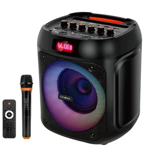 [Tokyo DECO] Speaker set, wireless microphone, Bluetooth 5.0 compatible, 80W, re - Picture 1 of 9