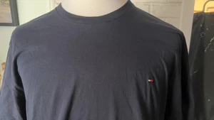 Tommy Hilfiger kurzärmliges Herren-T-Shirt marineblau Freizeit Größe XL neu mit Etikett $ 45 - Bild 1 von 8