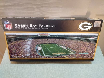 MasterPieces 2014 NFL Green Bay Packers Panoramic 1000 Piece Jigsaw Puzzle - New - Image 1 of 3
