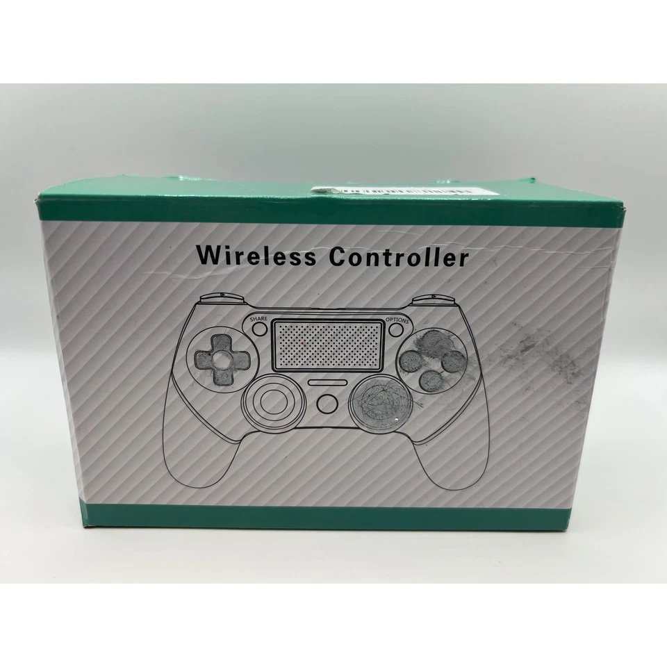 Controlador Inalámbrico Gamepad para PS4 PC Juegos USB Cable de Carga Incluido Blanco Foto 1 de 4