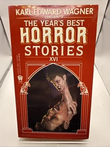 The Year's Best Horror Stories: Series XVI Karl Edward Wagner PB 1988 Daw 1st Ed - Picture 1 of 8