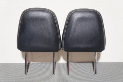 Toyota RAV4 2013-2018 OEM ASIENTOS DELANTEROS REPOSACABEZAS REPOSACABEZAS CUERO NEGRO PAR 2 Foto 1 de 4