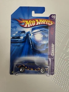 2007 Hot Wheels #42 Camaro Series 2/4 '67 CAMARO Blue w/Chrome 5 Spoke Wheel NEW - Picture 1 of 7