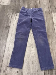 MINI BODEN Pull-On Corduroy Pants Skinny Purple Knee Wear 7Y 122cm - Picture 1 of 7