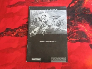 Super Nintendo SNES Mega Man X Instruction Manual Capcom - Picture 1 of 12