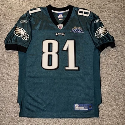 Camiseta Terrell Owens Philadelphia Eagles Reebok Talla 48 Super Bowl 39 Parche Cosido Foto 1 de 4