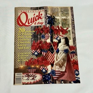 Revista Cross Stitch Quick & Easy junio/julio 1991 - Imagen 1 de 2