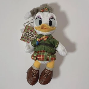 Daisy Duck Disneyland Woodchuck Greeting Trail Plush Doll Key Chain Tokyo Japan - Picture 1 of 12