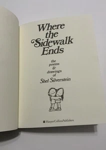 Shel Silverstein Where the Sidewalk Ends 1st Edition 1974 RARE Evil Eye Music - Picture 1 of 12