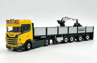 Remolque de ladrillo Scania S normal CS20N 4x2 4 ejes "E.de Vries" modelos de camiones WSI Foto 1 de 4