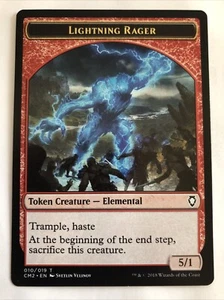 MTG Commander Anthology Volumen II Lightning Rager Token 010/019 casi nuevo - Imagen 1 de 2