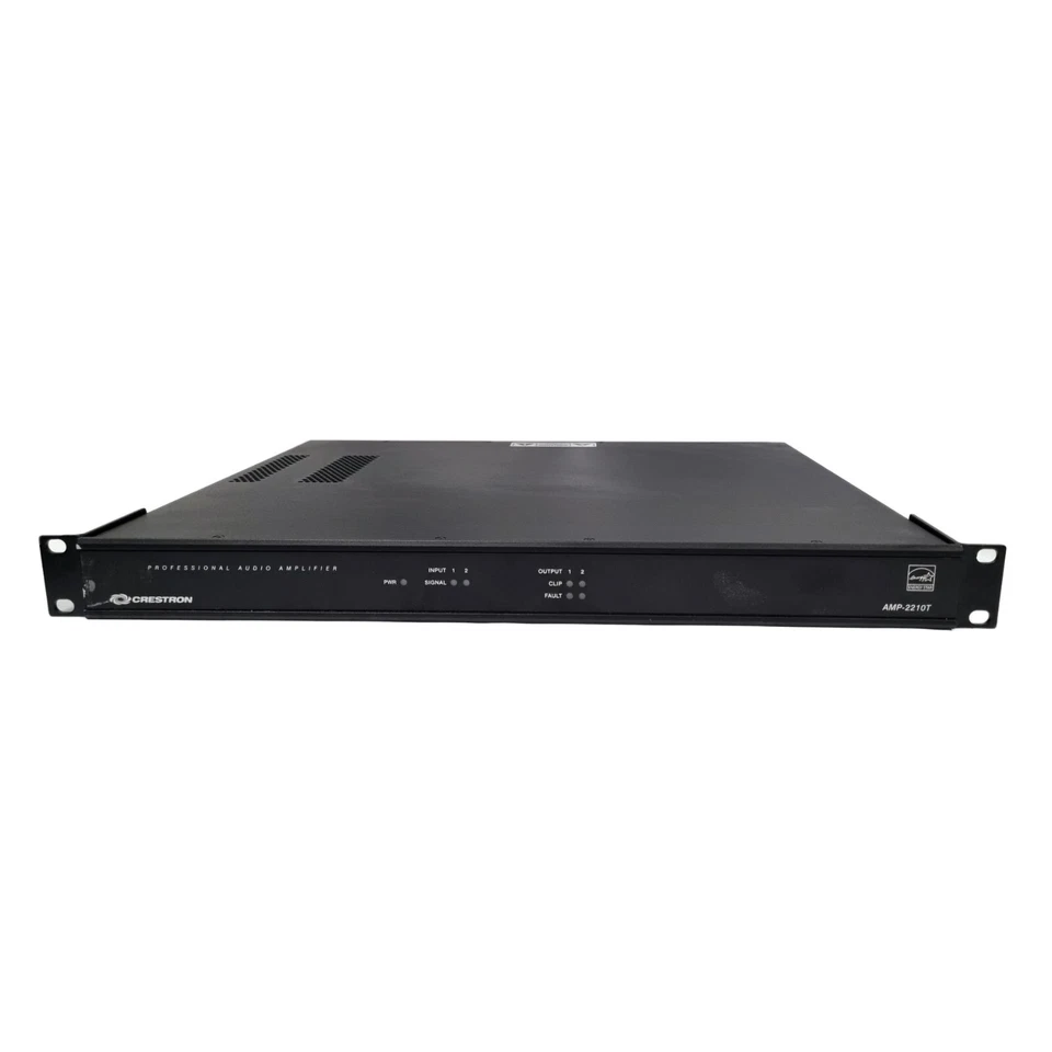 Crestron AMP-2210T 2-Kanal 2x 210W kommerzielle Endstufe Rackmontage - Bild 1 von 2