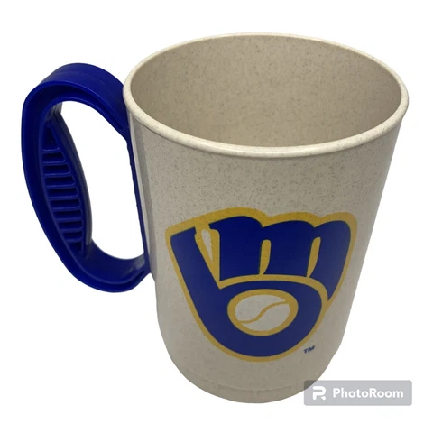 2014 Whirley Espolon Tequila MLB Milwaukee Brewers Logo Plastic Mug Cup Cover