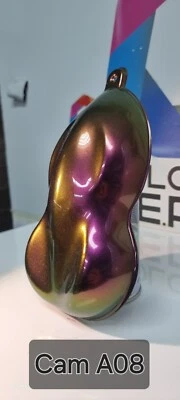 VERNICE SUPER CAMALEONTE CAM A08 EFFETTO VIOLA VERDE ORO E RAME IN BASE OPACA