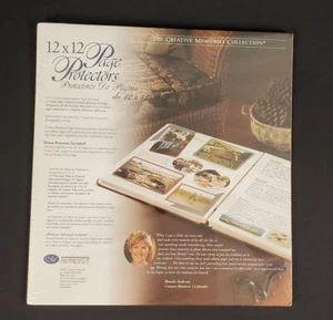 Creative Memories 12 x 12 Scrapbook Page Protectors 15 Sheets/30 Pages NEW - Picture 1 of 3