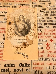 RARA RELIQUIA Santa Margarita de Antioquía: Impresionante medalla (?) como fue encontrado - Vernazza - Imagen 1 de 14