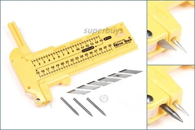 Ferramenta de costura ajustável a 30 cm cortador circular rotativo bússola corte couro - Imagem 1 de 4
