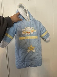vintage sears bear stars baby snow suit NB 0-6 months - Picture 1 of 3