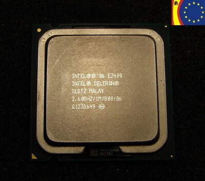 Intel Celeron Dual-Core E3400 SLGTZ 2.60GHZ/1M/800/06 MICROPROCESADOR - Imagen 1 de 2