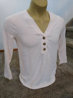 Suéter Sanctuary 3 Botones Frontales Rubor Rosa Claro Para Mujer XL Nuevo Con Etiquetas Foto 1 de 4