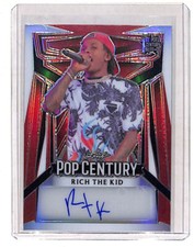 2023 Leaf Pop Century Rich The Kid 1/5 Red Auto Autograph Card Rapper