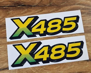 High Quality John Deere X485 Side Hood Decal Set For X 485 Tractor M142239 - Picture 1 of 2
