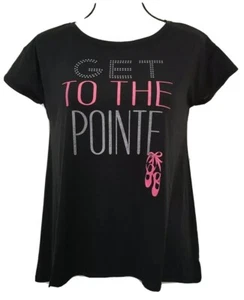 Camicia donna Champion nera rosa C9 moda ballerina XL manica corta elasticizzata - Foto 1 di 8