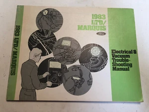 1983 LTD/Marquis Electrical &Vacuum Troubleshooting Manual - Foto 1 di 2