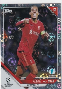 Topps 1st First Edition 2022 CL 97 Virgil Van Dijk Starball Foil - Picture 1 of 2