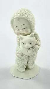 Statuina bianca 4" reparto 56 cuccioli di neve angelo porta gattini �� - Foto 1 di 4