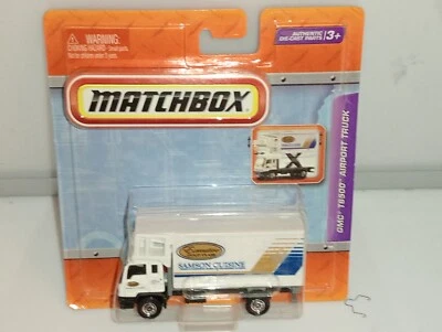 Matchbox - Real Working Rigs / GMC T8500 Airport Truck - White - Samson Cuisine  - Image 1 of 4