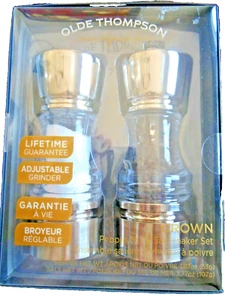 Olde Thompson Crown Salt & Pepper Mill Set * 7" **Free Shipping - Picture 1 of 4