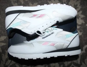 Reebok Nao Serati Classic Leather Color Footwear White GY9804 Sneaker Men Sz 11  - Picture 1 of 10