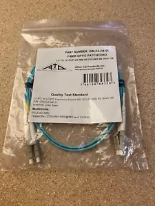 Allen Tel Products ATP 1M LC-LC Patchcord Duplex MM 50/125 OM3 (GBLC2-D4-01) - Foto 1 di 3
